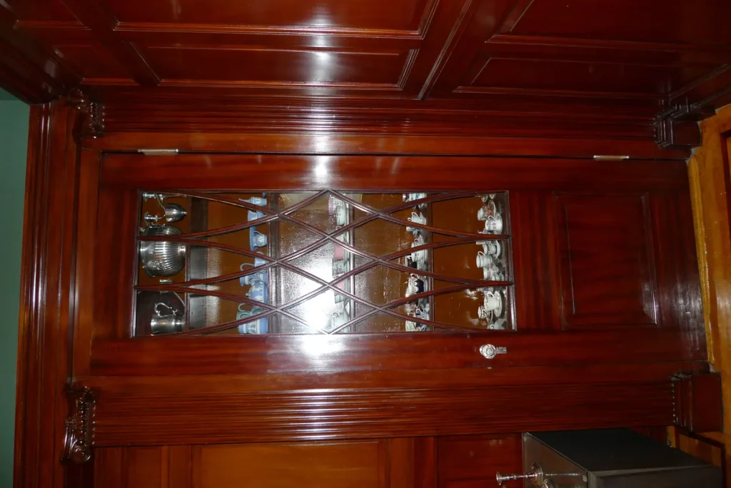 Mahogany Dining Room — Woodwork, Windows & Door Restoration — After