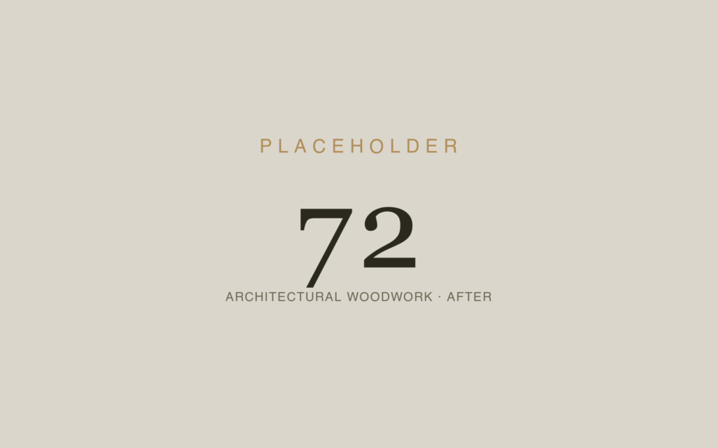 Architectural Woodwork Restoration — After